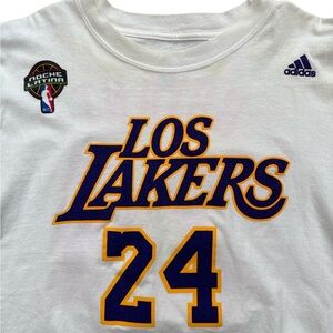 Vintage Los Lakers Noche Latina Kobe Bryant Adidas Men’s T-Shirt Large Rare NBA